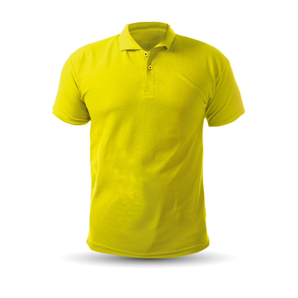 Polo Yaka T-Shirt Sarı