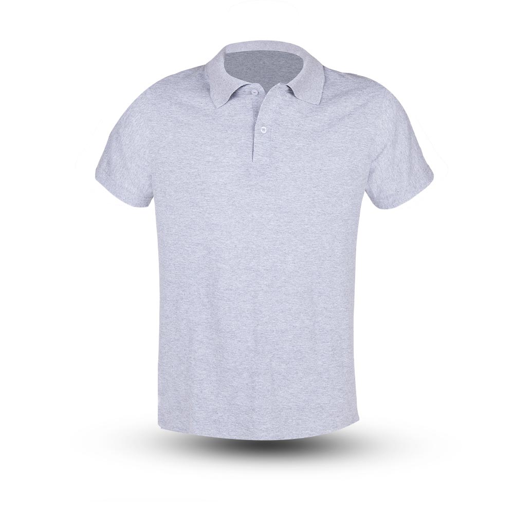 Polo Yaka T-Shirt Gri